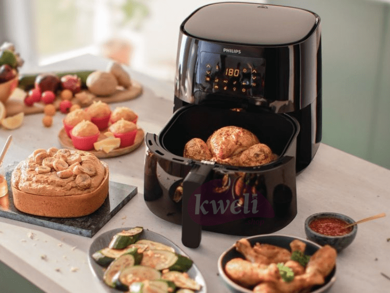 Buy new Philips 6.2L Airfryer (Oil less Fryer) with Digital display HD9270/91, 7 Cook Presets, 1.2kg, 2000watts in Uganda - - Free Delivery > Long warranty > Lifetime After-sales Support