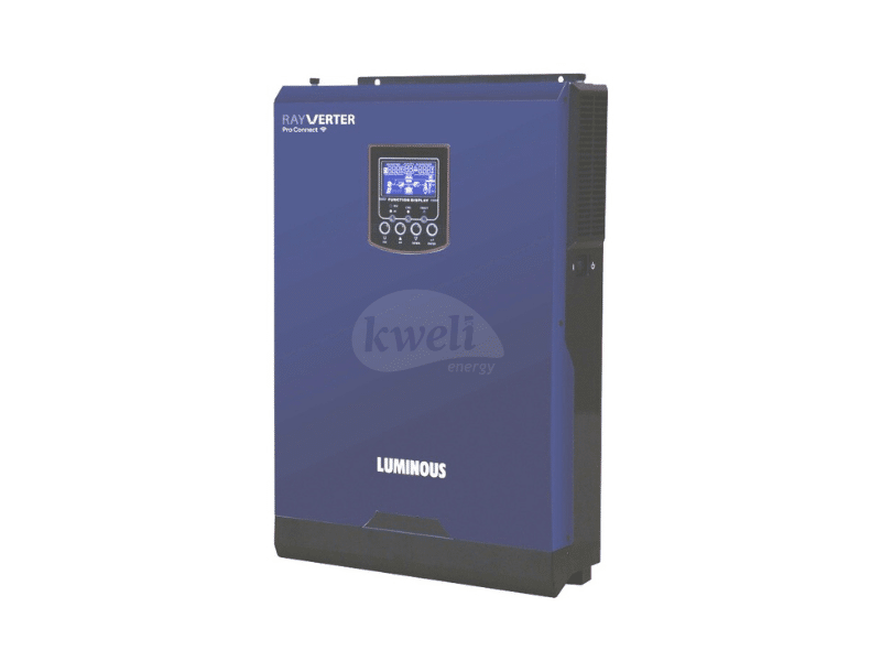 Buy new Luminous Rayverter Pro Connect 5KVA/5KW 48V Off-Grid Solar Inverter; Built-in 100A MPPT Solar Charge Controller, 5000W PV Input, 500V Voc, 120-450V MPPT Range, Pure Sine Wave Output in Uganda 