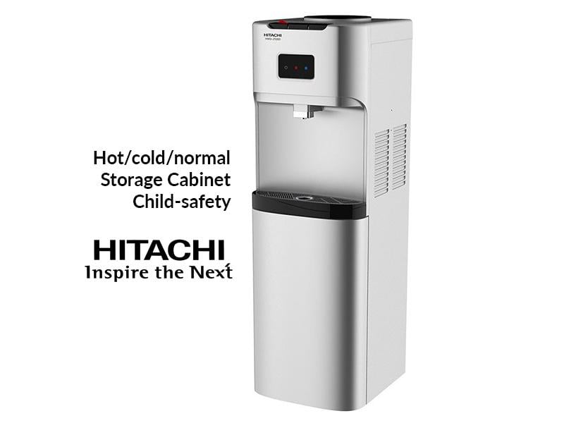 Buy new Hitachi Water Dispenser with Cabinet and Child-lock, Silver - HWD25000 in Uganda - - Free Delivery > Long warranty > Lifetime After-sales Support