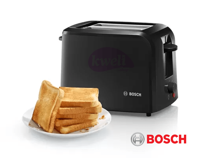 Buy new Bosch Compact Bread Toaster, Black - TAT3A0133G in Uganda - - Free Delivery > Long warranty > Lifetime After-sales Support