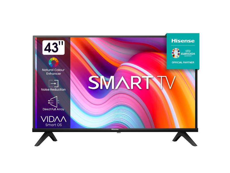 Buy new Hisense 43-inch Full HD Smart TV 43AQS; VIDAA OS, DTS Virtual:X, Wi-Fi, Free-to-air, Frameless Design in Uganda - - Free Delivery > Long warranty > Lifetime After-sales Support