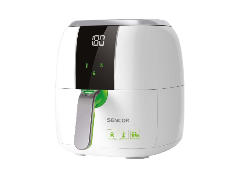 Buy new Sencor Air Fryer, 3 litre Oilless Air fryer & White - SFR5320WH ; 1,400 watts in Uganda - - Free Delivery > Long warranty > Lifetime After-sales Support