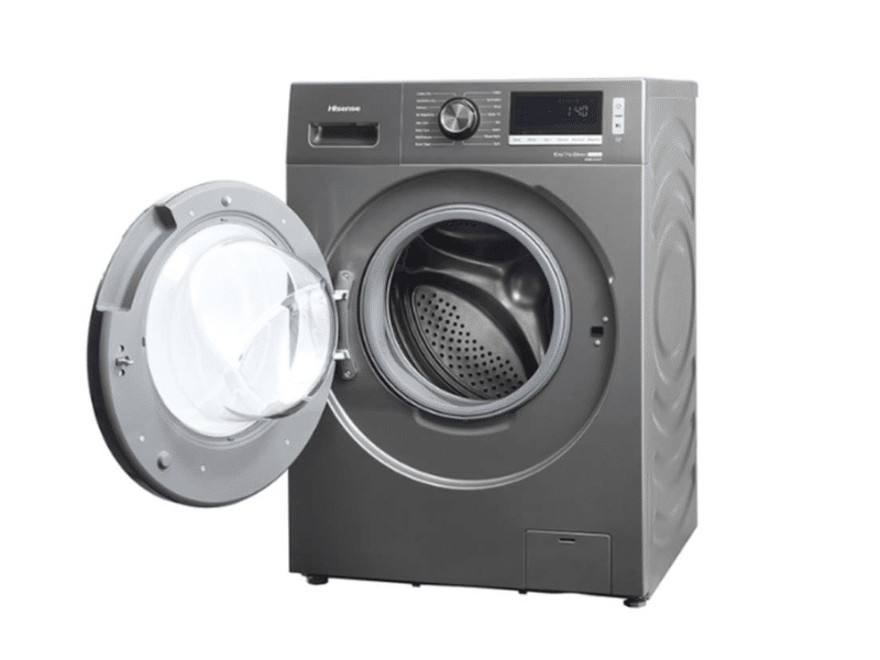 Buy new Hisense 9kg Front Load Washing Machine WFQP-9014EVMT; 1400 rpm, Pause & Add Items, Steam, 1800 watts in Uganda - - Free Delivery > Long warranty > Lifetime After-sales Support