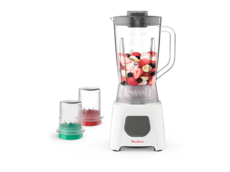Buy new Moulinex Blendeo Blender LM2B3127; 450 watts, 1.5L Blender Jug, Grinder, Chopper, Ice Crushing in Uganda - - Free Delivery > Long warranty > Lifetime After-sales Support