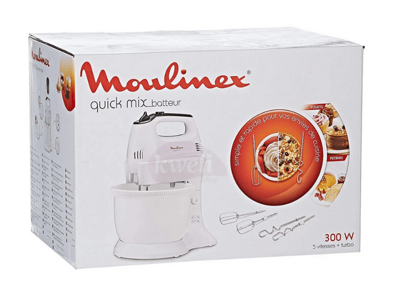 Buy new Moulinex Stand Mixer with 3.5-liter bowl - HM311127; Bowl Mixer, 300watts in Uganda - - Free Delivery > Long warranty > Lifetime After-sales Support