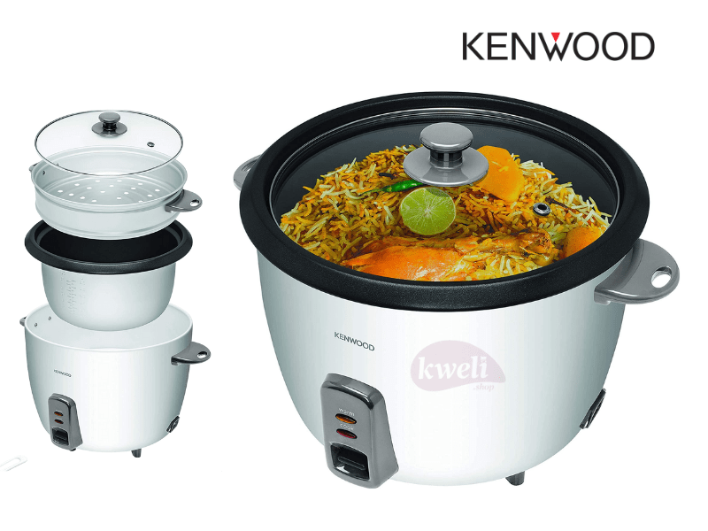 Buy new Kenwood 2.8-liter Rice Cooker with Steam Basket RCM69,900watts in Uganda - - Free Delivery > Long warranty > Lifetime After-sales Support