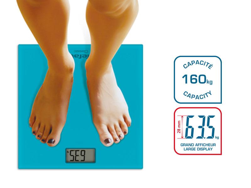 Buy new Tefal Bathroom Scale, Classic, Blue 160kg - PP1133V0 in Uganda - - Free Delivery > Long warranty > Lifetime After-sales Support