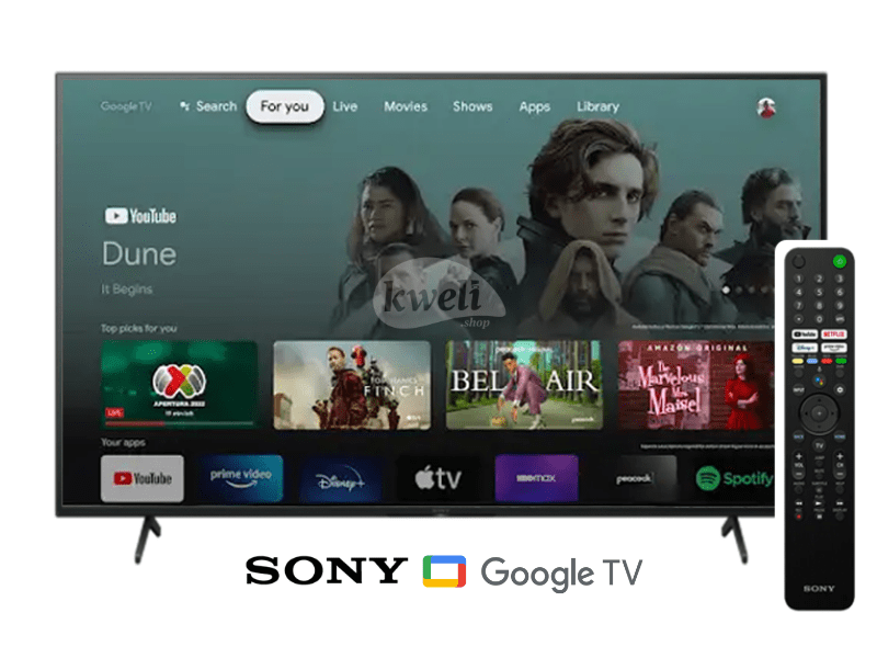 Buy new Sony 75 inch 4K Android Smart Google TV KD75X80J; Remote with Voice Control in Uganda - - Free Delivery > Long warranty > Lifetime After-sales Support