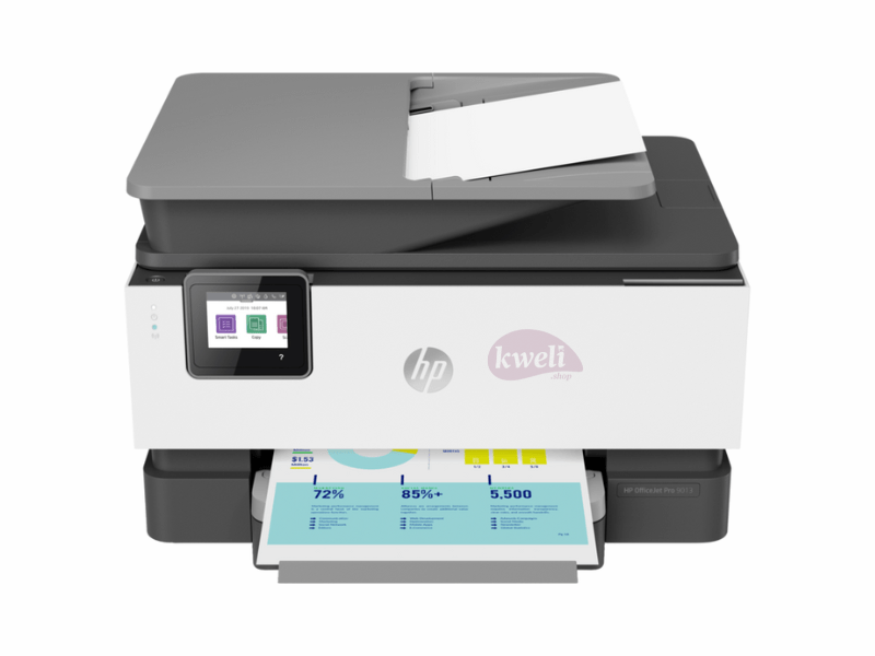 Buy new HP OfficeJet Pro 9120 All-in-One Printer; A4 Color & Black, Print/Scan/Copy/Fax, Wi-Fi/Wireless, Mobile Printing, Automatic Document Feeder (ADF), up to 32 ppm in Uganda - - Free Delivery > Lo
