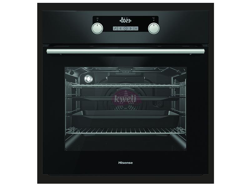 Buy new Hisense Built-in Multifunction Oven BSA5221ABUK with Even Bake & Steam Add, 71 litre, Digital Display, Black Colour in Uganda - - Free Delivery > Long warranty > Lifetime After-sales Support