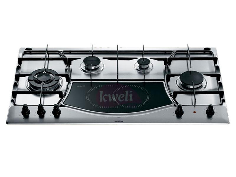 Buy new Ariston Built-in Hob PH941MSTVIX - 90cm, 4 Gas and 1 Ceramic Electric Hob in Uganda - - Free Delivery > Long warranty > Lifetime After-sales Support