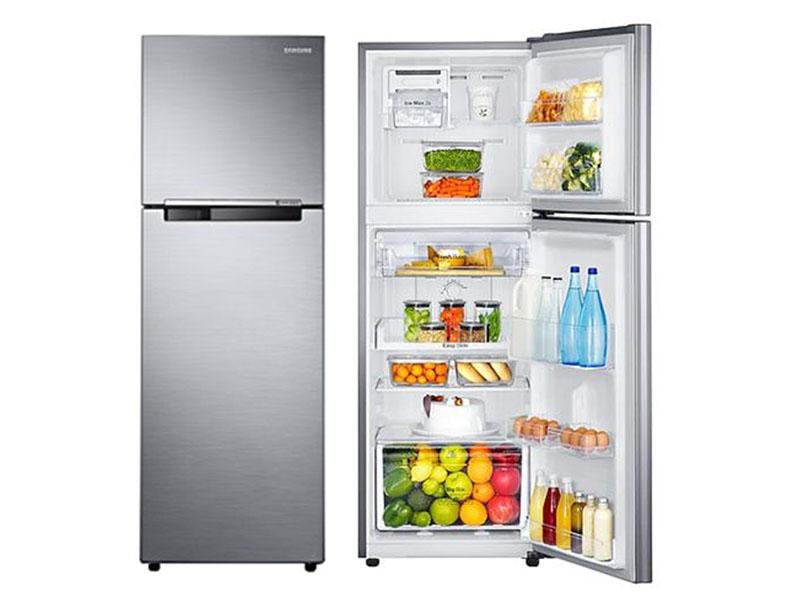 Buy new Samsung 260-liter Refrigerator RT26HAR2DSA; Double Door, Top Freezer, Frost-free, Built-in Stablizer, Inox in Uganda - - Free Delivery > Long warranty > Lifetime After-sales Support