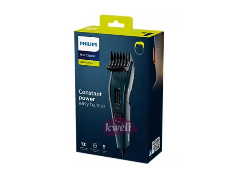 Buy new Philips Hair Clipper HC3505/15; Constant power, Corded, Stainless steel blades in Uganda - - Free Delivery > Long warranty > Lifetime After-sales Support