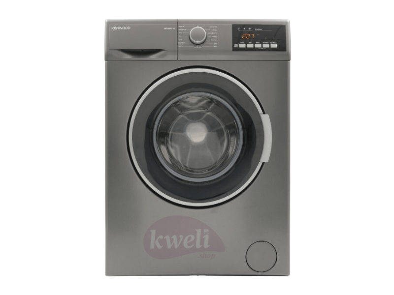 Buy new Kenwood 8kg Front Load Washing Machine WMM08; 1000rpm, Quick wash, variable spin in Uganda - - Free Delivery > Long warranty > Lifetime After-sales Support