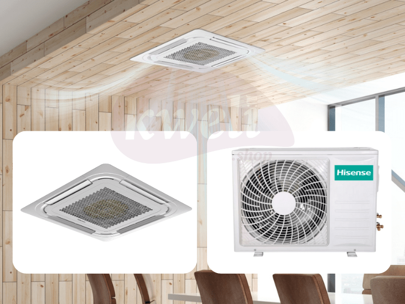 Buy new Hisense 12000BTU Ceiling Cassette Air Conditioner AUC-12HR4SVAA, R410a in Uganda - - Free Delivery > Long warranty > Lifetime After-sales Support