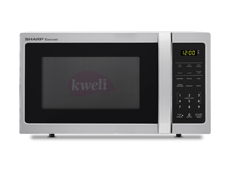 Buy new Sharp 34-liter Microwave, Membrane Control R-28CT(S); 6 Auto Cooking Menu, 10 Power levels, 800 watts in Uganda - - Free Delivery > Long warranty > Lifetime After-sales Support
