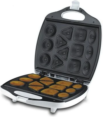 Dsp Electric Biscuit Cookie Maker Non-stick Skid-resistant Grill, White