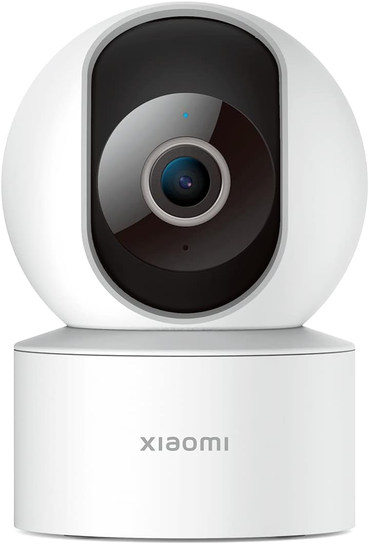 Xiaomi Smart Camera C200, 360° Vision, AI Human Detection, Clear and Crisp Video, Enhanced Night Vision, Full Encryption for Privacy Protection, Smart Voice Control, Fast Forward Playback Speed, White