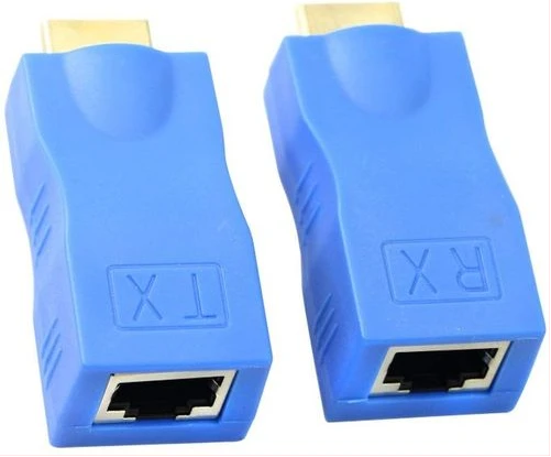 HDMI Extender By Cat-5e/6 Cable -Blue