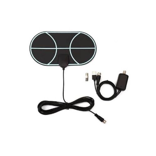 Indoor TV Antenna, Digital Indoor HD TV Antenna With Signal Amplifier Up To 120 Miles amplified TNT Antenna With 4.5m Cable HD TV Antenna, Suitable For 1080P 4K Free TV Channels