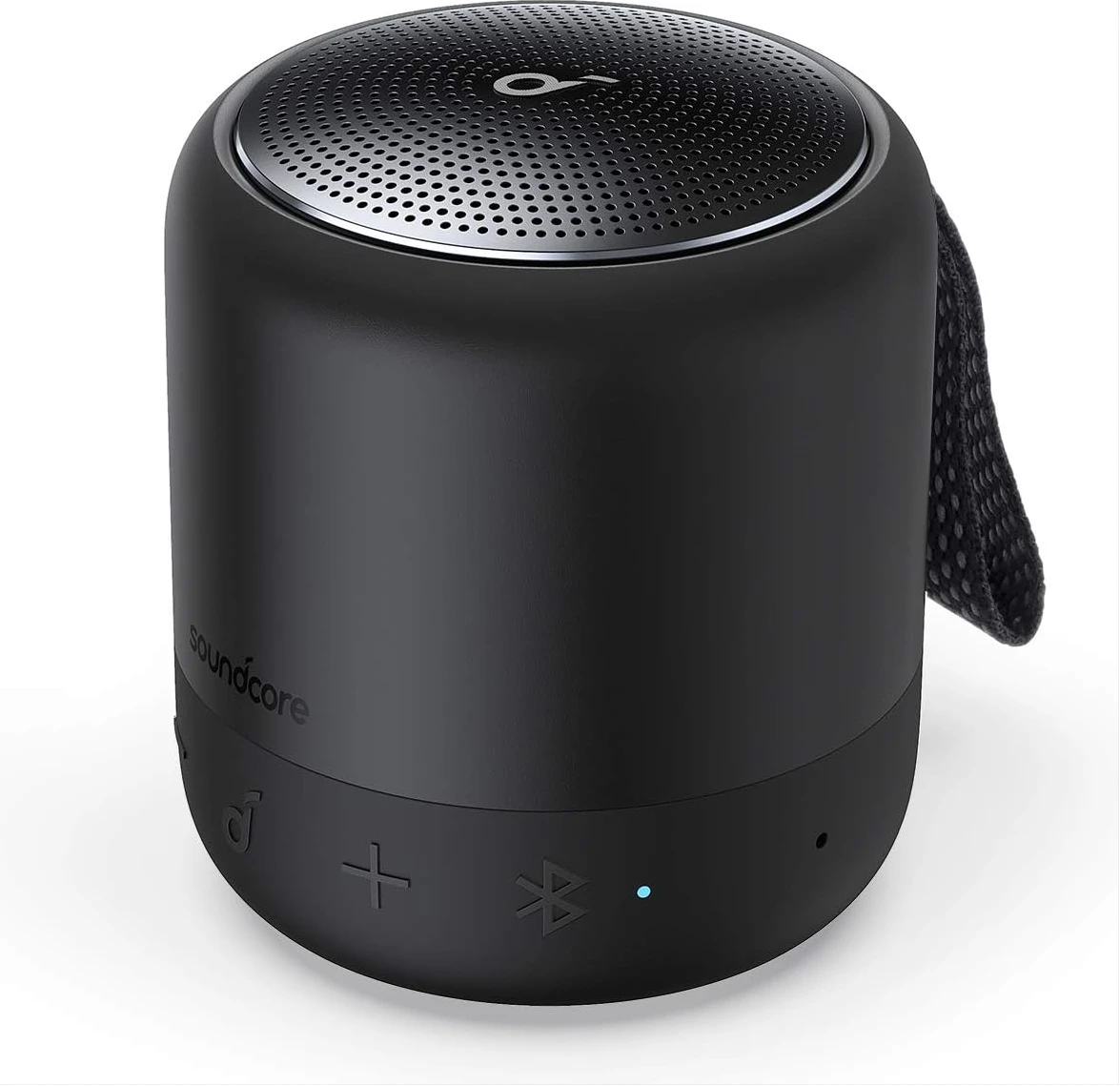 Soundcore Anker Mini 3 Bluetooth Speaker, BassUp and PartyCast Technology, USB-C, Waterproof IPX7, and Customizable EQ