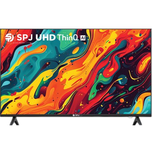SPJ 55 Inch Smart Frameless UHD 4K Ai ThinQ Webos Series TV - Black