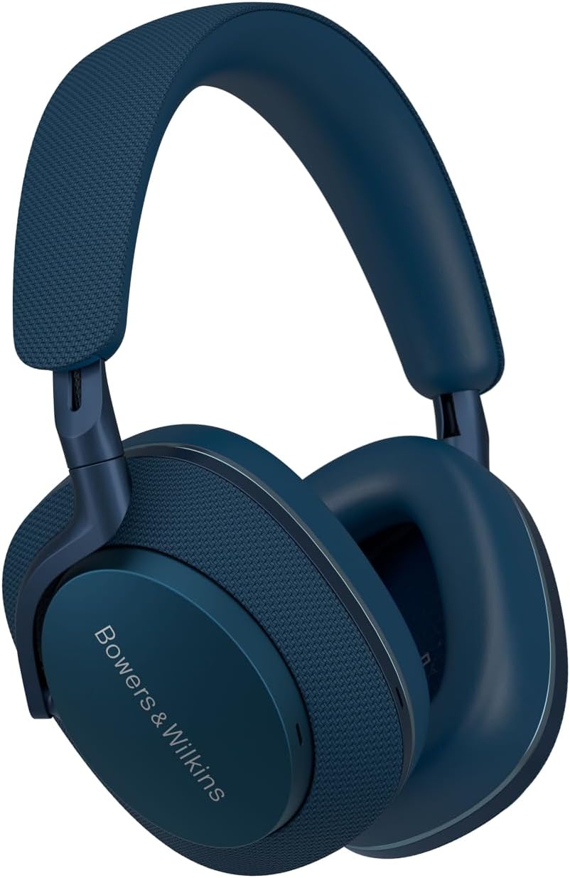 Bowers & Wilkins Px7 S2e Over-Ear Headphones, Bluetooth Headphones Over Ear with Enhanced Noise Cancellation, Transparency Mode, Crystal-Clear Calls, 30-Hour Battery Life