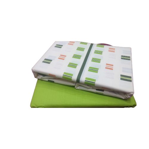 Bedsheets with 4 Pillowcases - Green