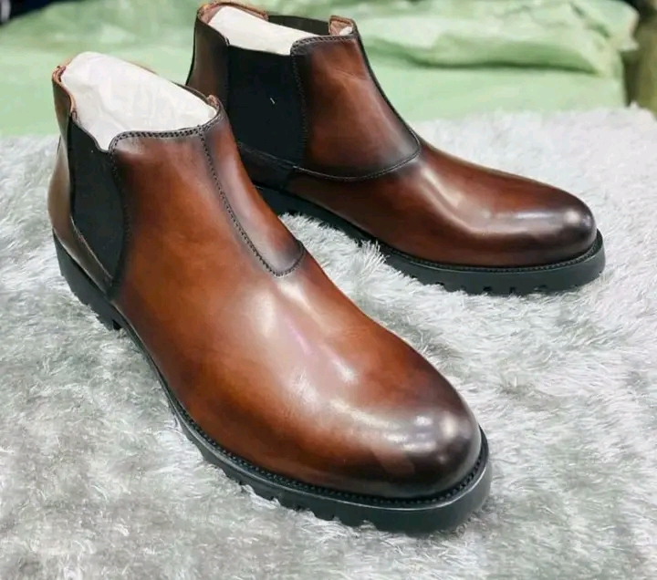 Men's Boots-Brown