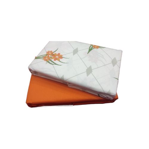 Bedsheets with 4 Pillowcases - Orange