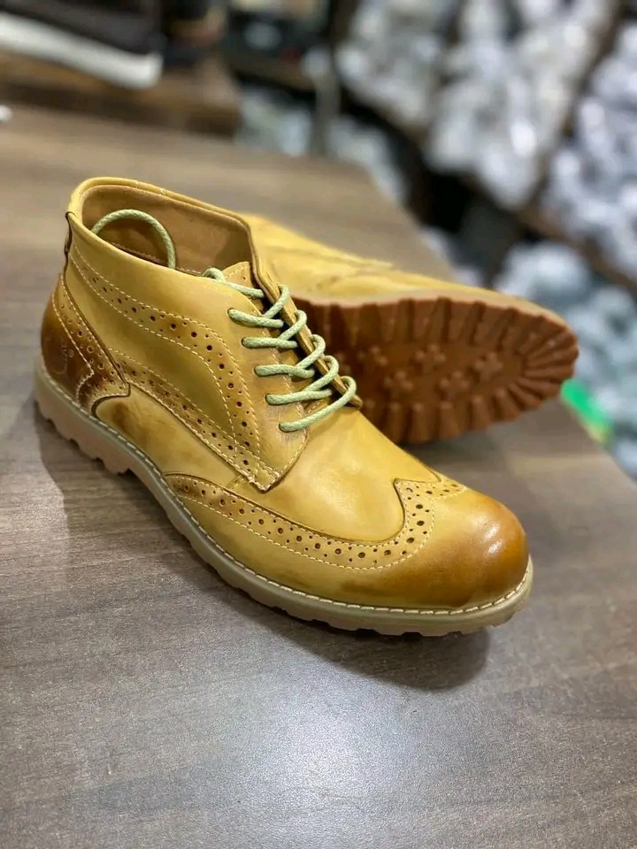 Men's Designer Timberland Boots -Yellow