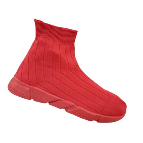 Men's High Top Sneakers - Red