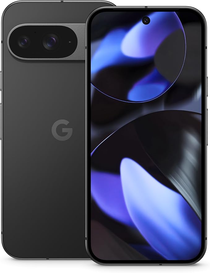 Google Pixel 9 12GB RAM 128GB, Android Smartphone With Gemini, 24-Hour Battery, Advanced Camera, and 6.3" Actua Display - Black