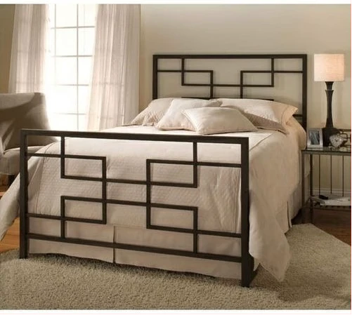 Metallic Elegant Bed, Black