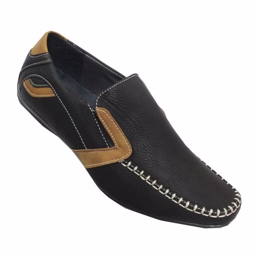 Thread Detailed Men's Loafer - Black,Brown