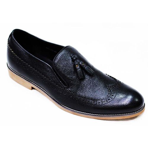 Men's Designer Faux Leather Gentle Shoes - Black