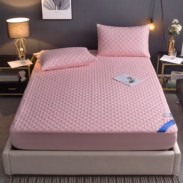 Quilted Waterproof Matress Protector, Pink