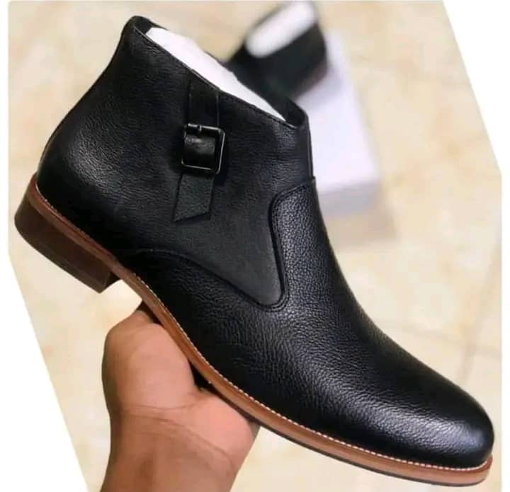 Men's Designer Gentle Boots Shoes - Black