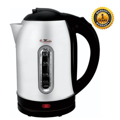 Electro Master 1.8 Liter Electric Kettle – Silver