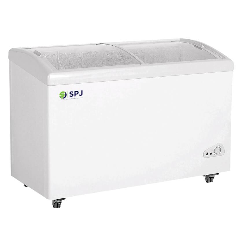 Generic 470 Litres Curved Glass Top Chest Freezer spj