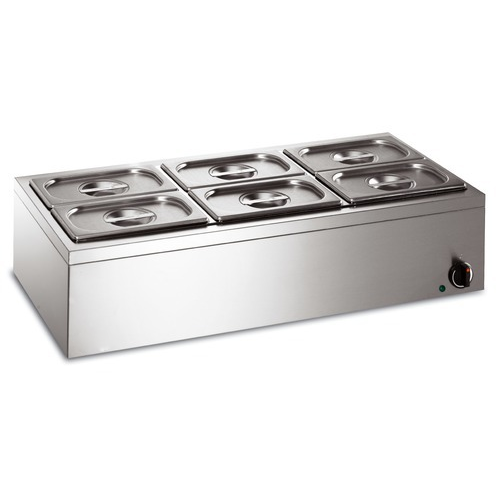 Bain marie 6 tanks stainless Steel