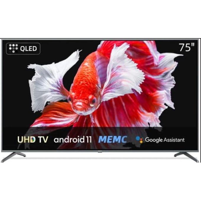 Black Ark 75 Inch UHD 4K Smart LED Flameless