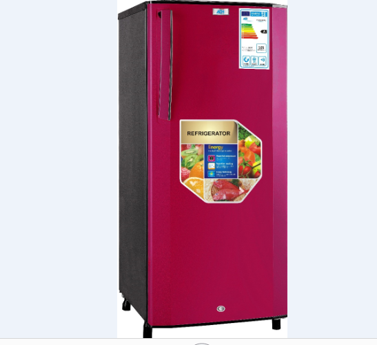 ADH 215litres single door red colour