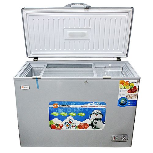 Sayona 400L Chest Freezer – Silver