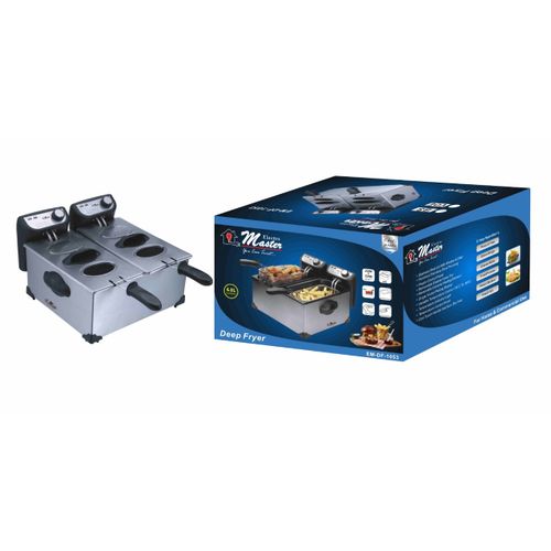 EM-DF1053 Stainless Steel Deep Fryer 6L – Silver