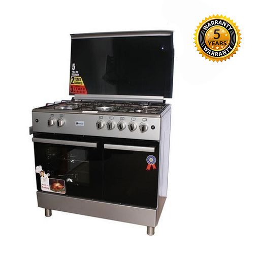 Blue Flame cooker 90x60cm full gas rotisserie