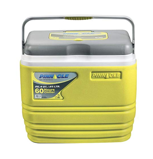 Pinnacle Primero Plastic Insulated Cooler Box, 25 litres, Green
