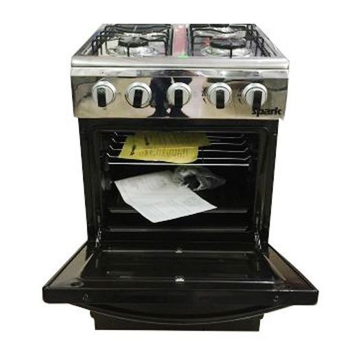 Spark 50*50 3 Gas Burners +1 Electric Hot Plate P5031E-B – Black