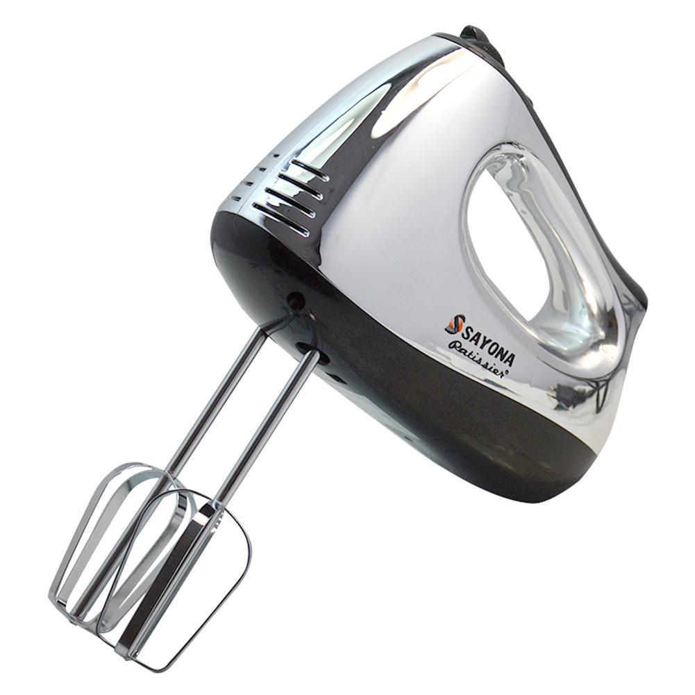SAYONA 5 Speeds Electric Hand Mixer Hand-held Food Processor Dough Blender