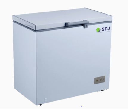 spj 295Litres chest freezer silver
